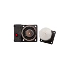 COMELIT - Elettromagnete 100kg porte tagliafuoco, pulsante sgancio, 24VDC 100mA, EN1155