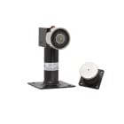 COMELIT - Elettromagnete porta tagliafuoco 100kg con staffa 15cm, montaggio parete, pulsante sblocco, 24VDC