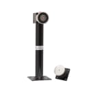 COMELIT - Elettromagnete porta tagliafuoco 100kg con staffa 30cm, montaggio parete, pulsante sblocco, 24VDC