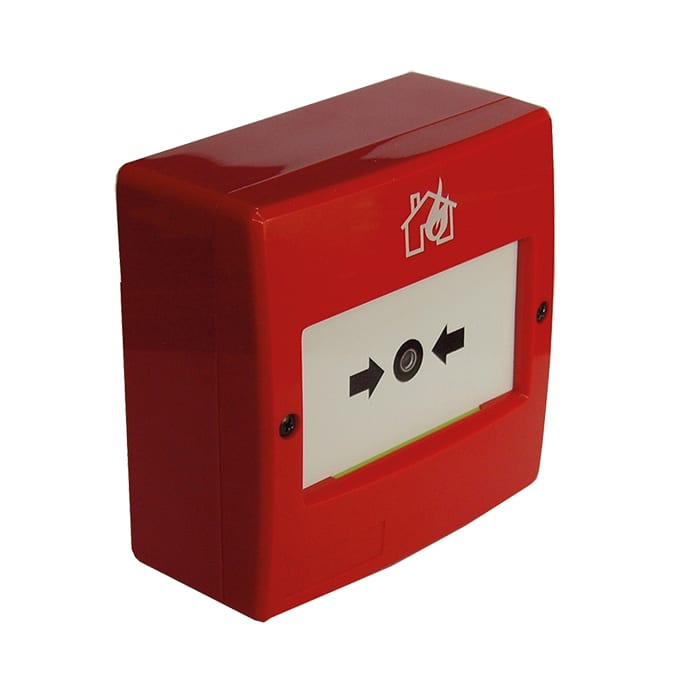 COMELIT - Pulsante allarme ATEX, barriera 48BAZ000, finestra pressione, 13-28VDC, EN60079