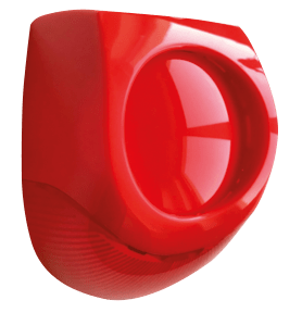 COMELIT - Sirena da interno con lampeggiante, 90dB, 32 toni, montaggio parete, 17-30VDC, EN54-3 48SAI050