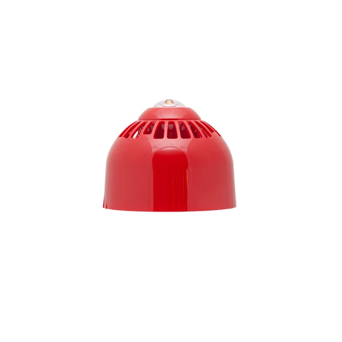 COMELIT - Sirena e lampeggiante soffitto, LED bianco, 94-97dB(A), copertura 3x15m, IP21, EN54-3/23 48SCI000