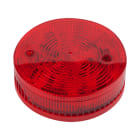 COMELIT - Sirena con lampeggiante rosso parete, 32 toni, 2 livelli sonori, EN54-3 48SCI040