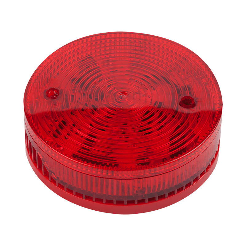 COMELIT - Sirena con lampeggiante rosso parete, 32 toni, 2 livelli sonori, EN54-3