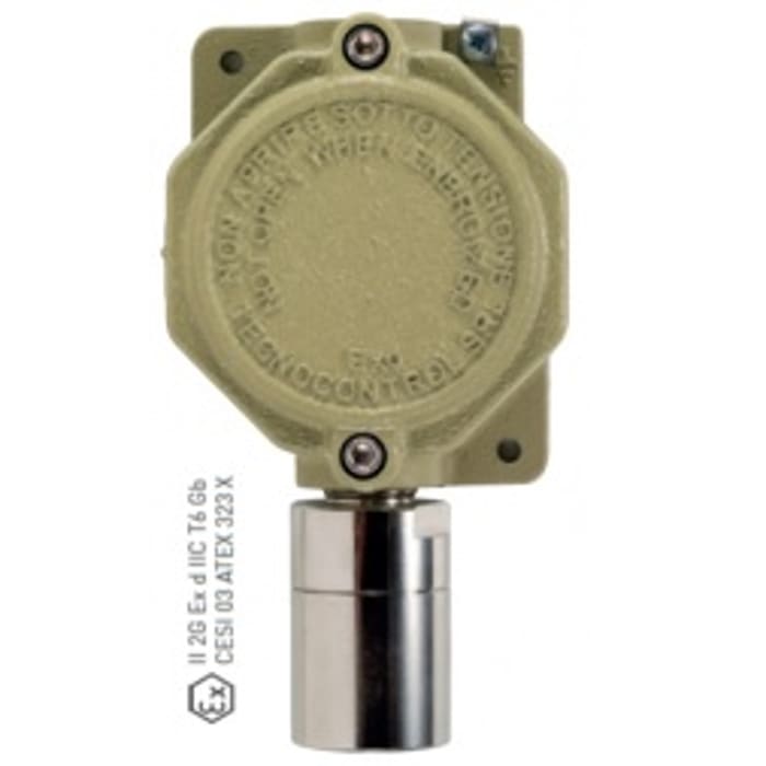 COMELIT - Rivelatore ATEX vapori benzina autonomo, cella catalitica, zona 1, 3 relè allarme + 1 guasto, 4-20mA, cartuccia sostituibile, 12-24VDC 48XTS293KB