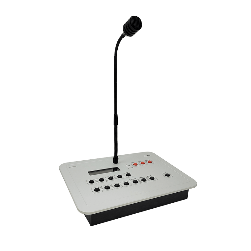 COMELIT - Base microfonica digitale per sistemi EVAC, display LCD, controllo completo centrale, EN54-16