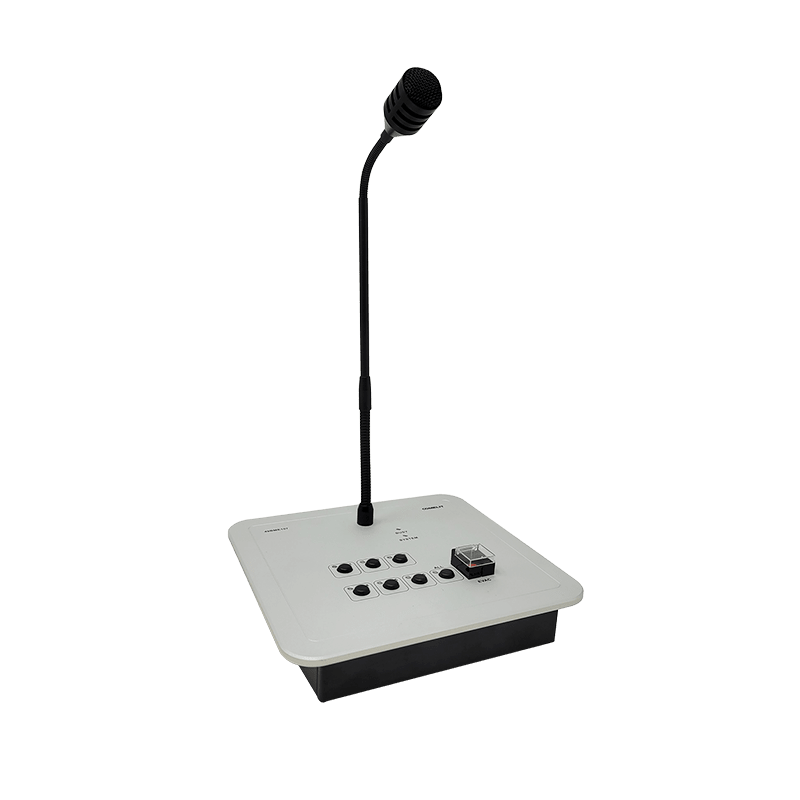 COMELIT - Base microfonica emergenza 7 tasti, selezione zone EVAC, LED stato, certificata EN54-16 49BME107