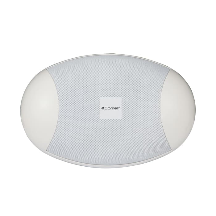 COMELIT - Diffusore ovale parete/soffitto 6W, fusibile termico, morsettiera ceramica, EN54-24 49DPO006