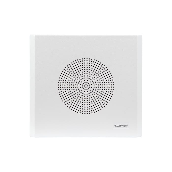 COMELIT - Diffusore quadrato parete/soffitto metallo, fusibile termico, custodia robusta, EN54-24