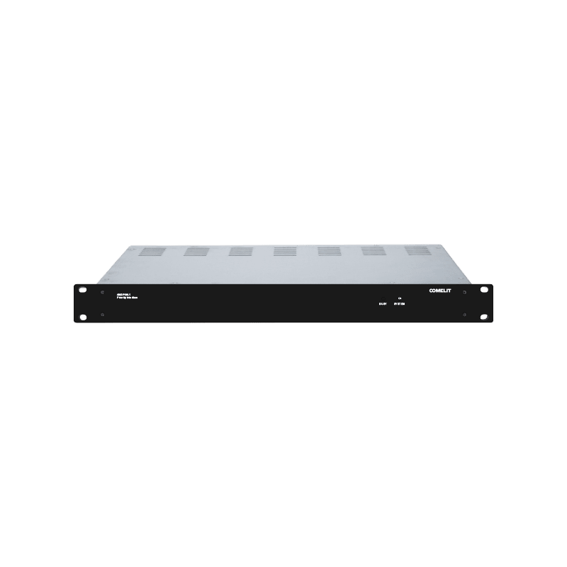 COMELIT - Serie Logirack - Interfaccia PABX + contatto priorità, 1 unità modulare, annunci prioritari