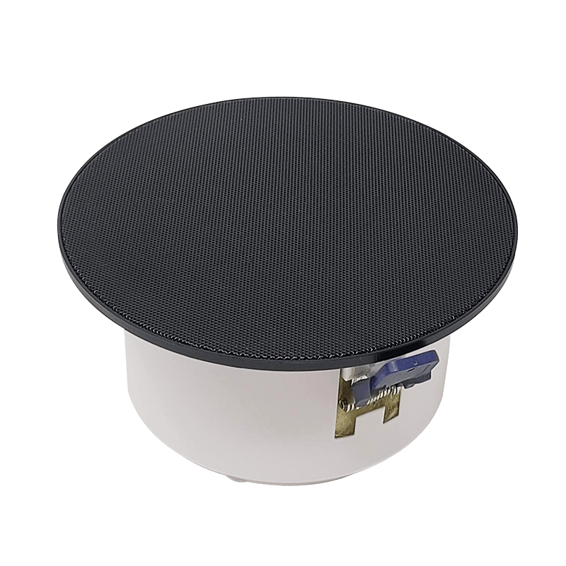 COMELIT - Plafoniera da controsoffitto 6W nero, diffusore EVAC certificato EN54-24, risposta 100Hz-20kHz