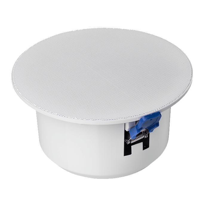 COMELIT - Plafoniera incasso 6W, design, altoparlante 130mm, connettore WAGO, fusibile termico, EN54-24