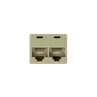 COMELIT - Sdoppiatore di linea RJ45 a T, connessione multipla basi microfoniche sistema EVAC