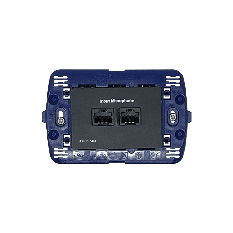 COMELIT - Sdoppiatore di linea RJ45 per scatola 503 serie Plana, distribuzione segnale basi microfoniche