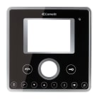 COMELIT - Serie Planux - Mascherina Classic colore nero per videocitofono