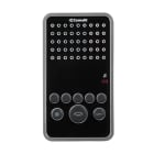 COMELIT - Citofono vivavoce full-duplex, sistema ViP, chiamata elettronica, privacy, 7 pulsanti configurabili, LED fonica attiva, finitura nera
