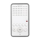 COMELIT - Citofono vivavoce full-duplex, sistema ViP, chiamata elettronica, privacy, 7 pulsanti configurabili, LED fonica attiva, finitura bianca
