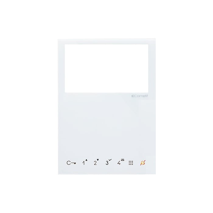 COMELIT - Serie Mini - Kit conversione monitor Mini a 7 pulsanti, sistema ViP, installazione rapida senza apertura monitor 6735W