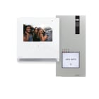 COMELIT - Serie Icona - Kit video monofamiliare Quadra-Icona, sistema Simplebus 2, monitor vivavoce 6601W 8461I