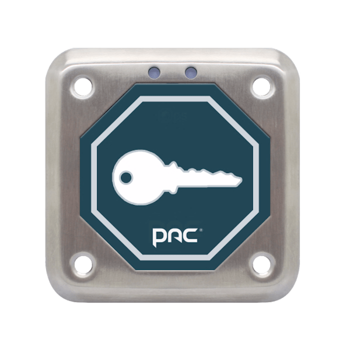 COMELIT - Lettore antivandalo PAC OneProx GS3 HF blu, copertura acciaio, interno/esterno