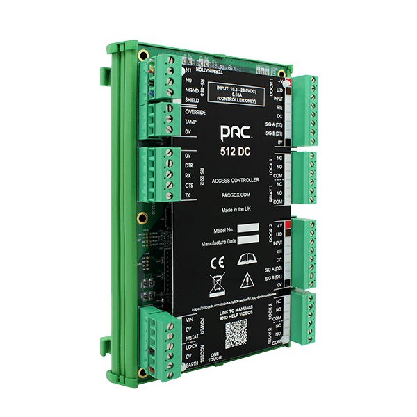 COMELIT - Unità di controllo 512DC DIN doppio varco, RS485, gestione fino a 48 varchi