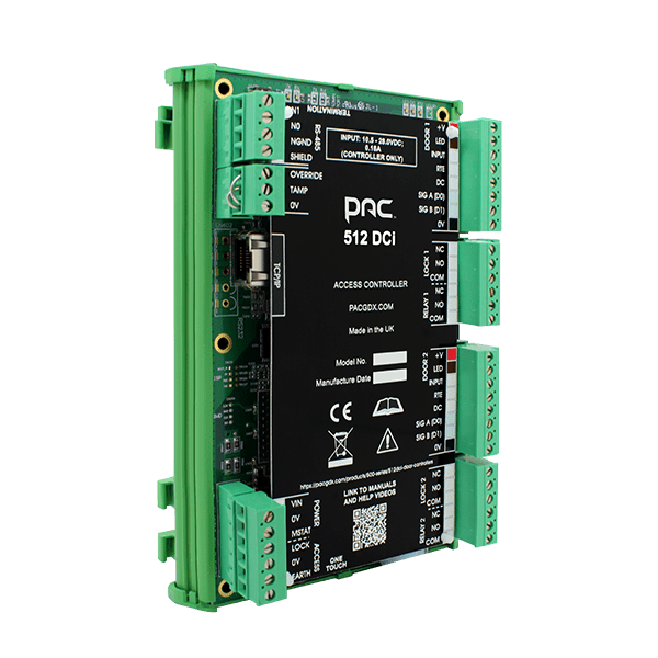 COMELIT - Unità di controllo 512DCi DIN doppio varco, TCP/IP e RS485, fino a 48 varchi