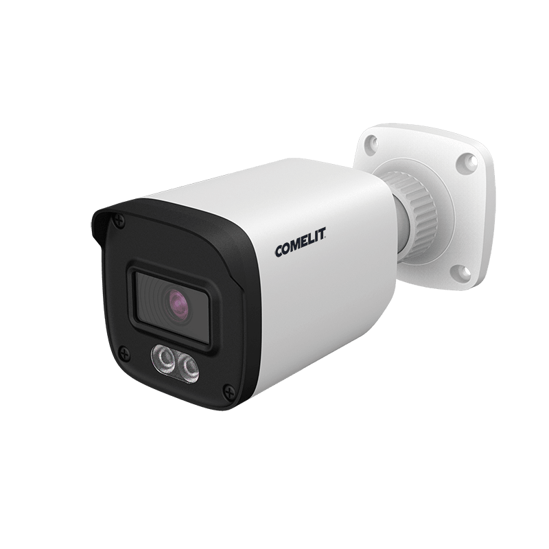 COMELIT - Serie Next - Telecamera AHD bullet 4MP ColorUP, ottica fissa 3.6mm, White LED 20m, IP67, 12V, tecnologie AHD/TVI/CVI/CVBS AB04N0FA