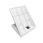 COMELIT - Serie People - Base tavolo per videocitofono, dimensioni 135.65x110x122.5mm