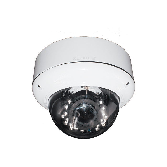 COMELIT - Telecamera AHD vandaldome HD, ottica varifocal 2.8-12mm, IR 15m, contenitore IP66 antivandalo