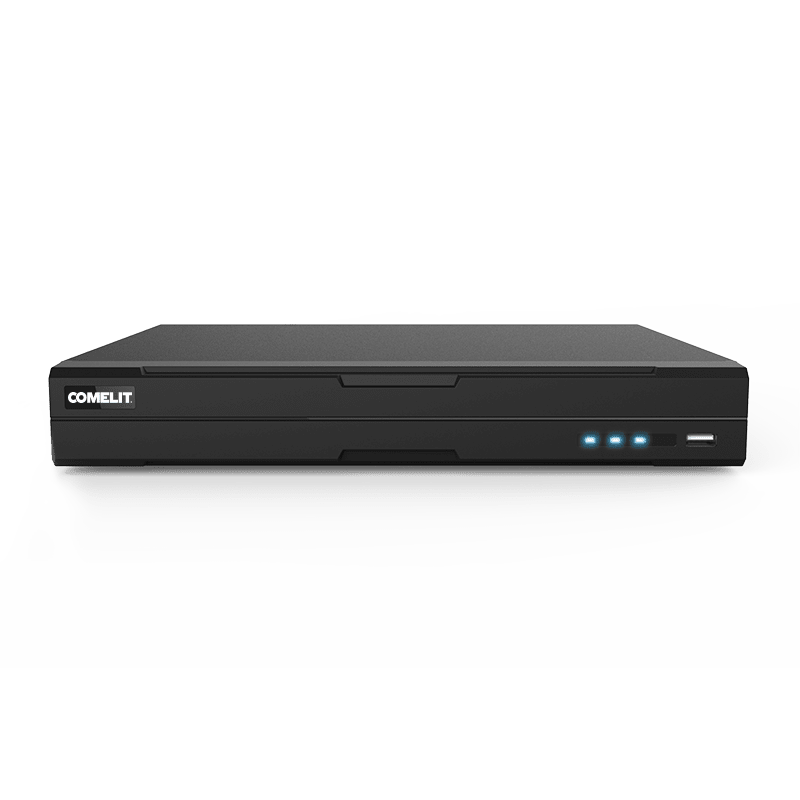 COMELIT - XVR 4 ingressi ibrido 8MP, funzioni video analisi DVA, alimentatore incluso, HDD 1TB AHDVR004A08B