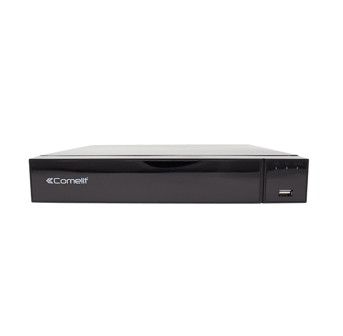 COMELIT - Serie Smart - Videoregistratore XVR 4 canali, risoluzione 5MP, ibrido AHD/IP, compressione H.265, HDD 1TB