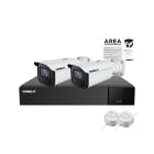 COMELIT - Serie Next - Kit AHD 8 canali 5MP, XVR AHDVR008N05A + 2 telecamere AB04N1ZA + alimentatori + cartello area videosorvegliata AHKIT008N05B