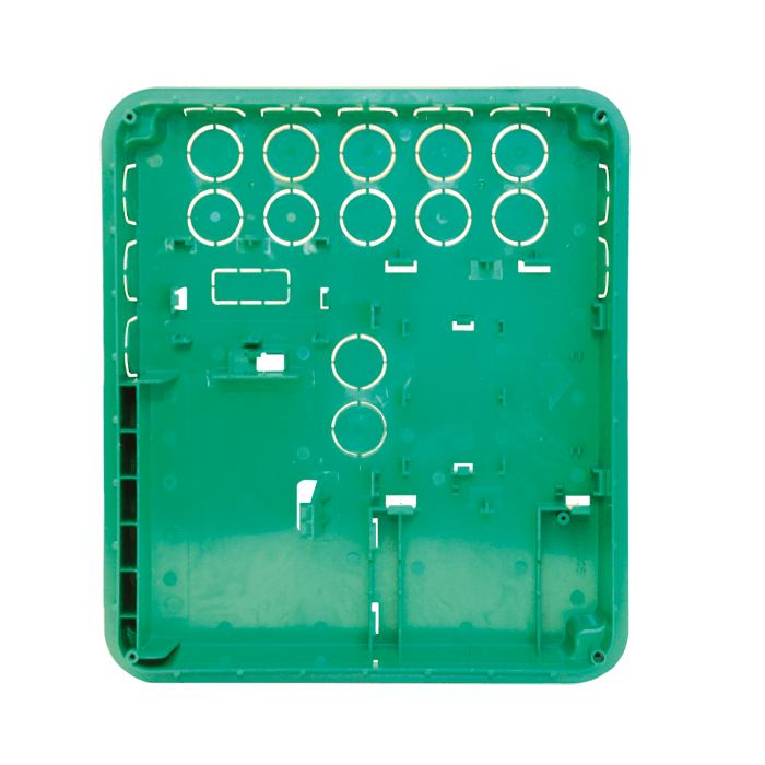 COMELIT - Serie Vedo - Contenitore da incasso plastica antifiamma per centrali Vedo, colore bianco, può alloggiare batteria 7Ah, 335x295x70mm BOXFLUSH