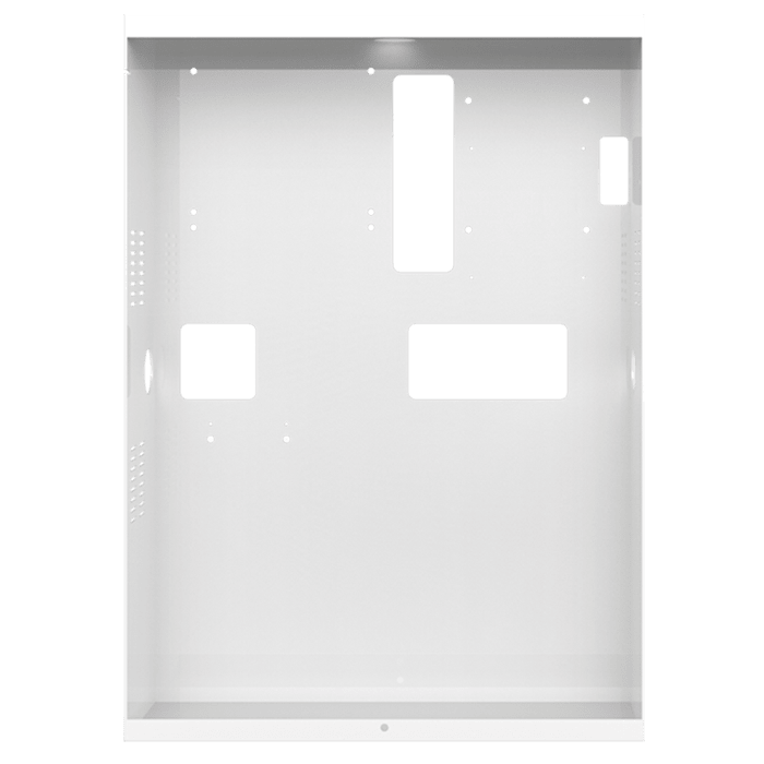 COMELIT - Serie Vedo - Contenitore metallico da parete per centrali Vedo, può alloggiare batteria 7/15Ah, tamper, EN50131 grado 2 BOXMETAL