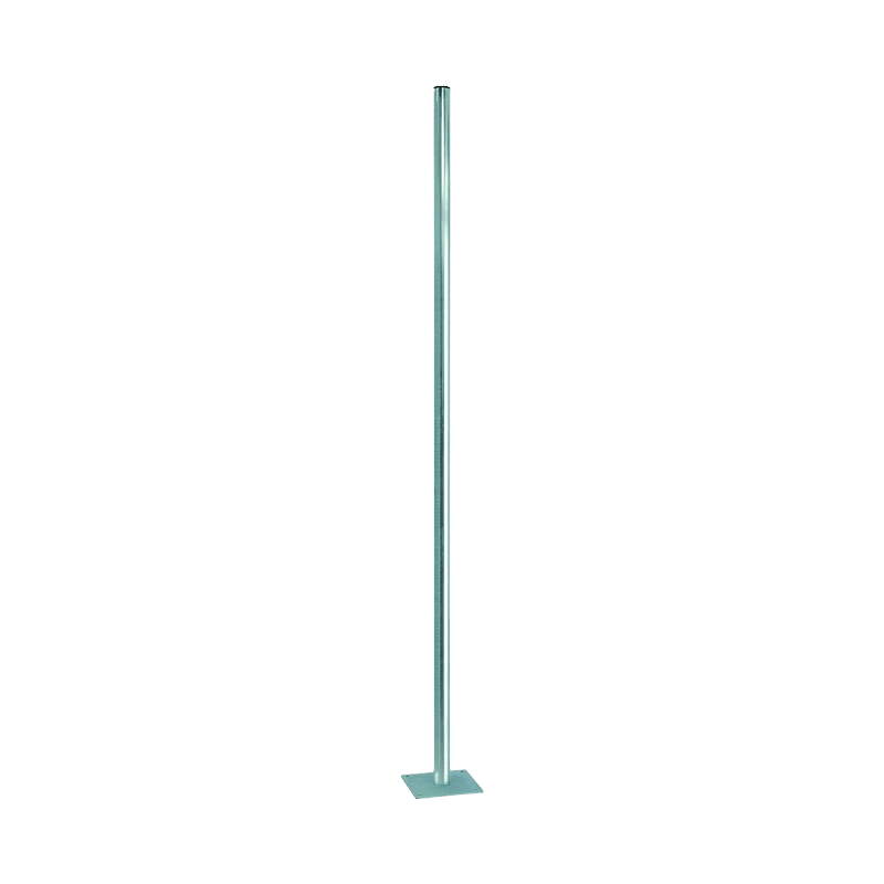 COMELIT - Palo ancoraggio barriere BRF, altezza 2m, diametro 48mm, base 20x20cm