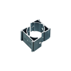 COMELIT - Staffa singola ancoraggio a palo per barriere BRF (servono 2 pezzi per barriera)