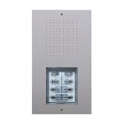 COMELIT - Serie Ciao - Pulsantiera audio da parete, sistema tradizionale, alluminio pressofuso, predisposta 1/2/4 pulsanti, LED blu