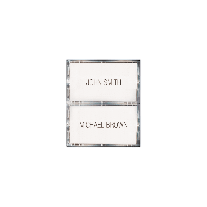 COMELIT - Serie Ciao - 2 pulsanti doppia altezza per pulsantiera, confezione 2 pezzi CA9210