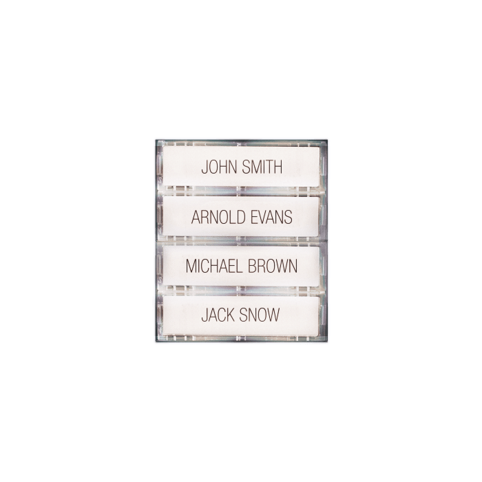 COMELIT - Serie Ciao - 4 pulsanti singoli per pulsantiera, confezione 4 pezzi