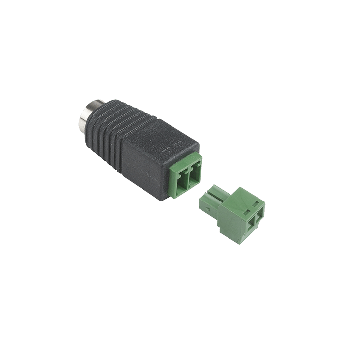 COMELIT - Connettore alimentazione, 2 morsetti avvitare, jack femmina