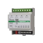 COMELIT - Attuatore KNX 6 ingressi/4 uscite relè 16A, controllo indipendente/simultaneo, DIN 4 moduli, supporto per UAL