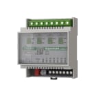 COMELIT - Attuatore KNX 6 ingressi/4 uscite relè 30A con comando manuale, alta potenza, DIN 4 moduli, supporto per UAL