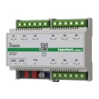 COMELIT - Attuatore KNX 9 uscite relè 16A, controllo binario/tapparelle/fancoil, montaggio DIN 6 moduli, supporto per UAL