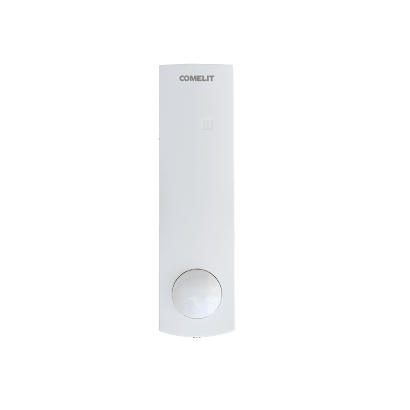 COMELIT - Sensore doppia tecnologia a tenda bianco, PIR+MW 10.5GHz, portata 2-3.5m regolabile, riconoscimento direzione