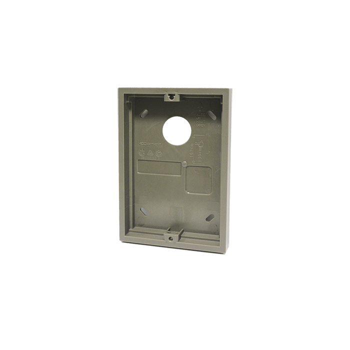 COMELIT - Serie Extra - Supporto da parete per pulsantiera kit ET5001/ET5002/ET0001, 94x134x19mm ET9160