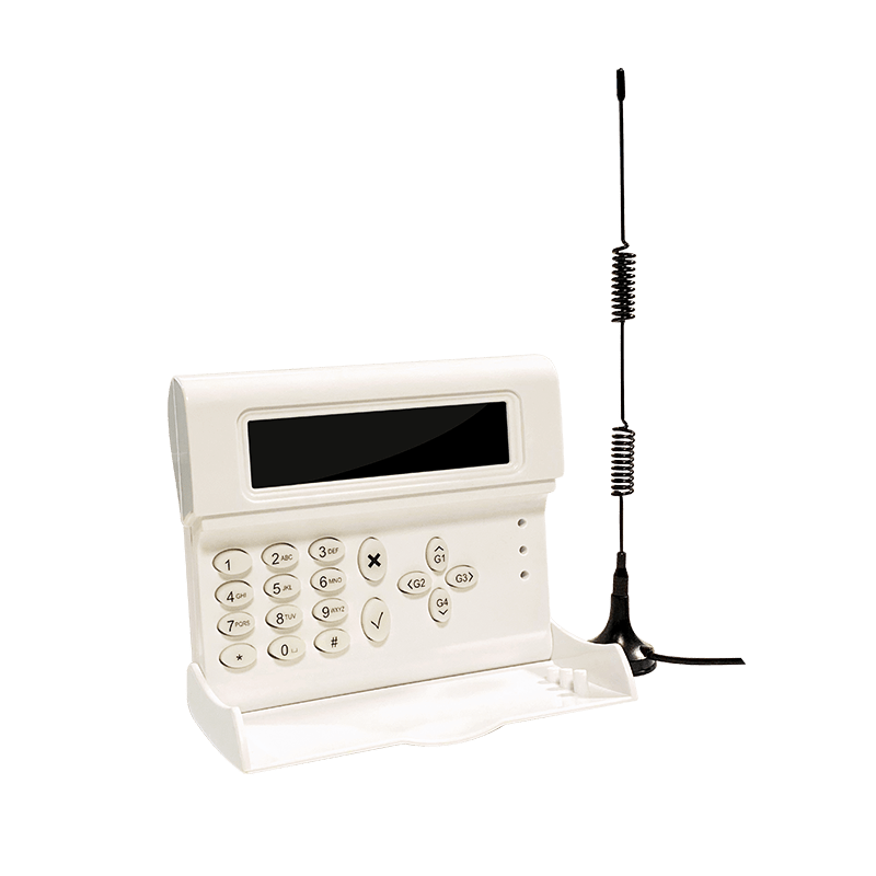 COMELIT - Combinatore GSM 4G stand-alone, 5 I/O configurabili, LCD 16x2, 25 messaggi vocali, emulazione PSTN, 13-14VDC GSM-5IO-4G