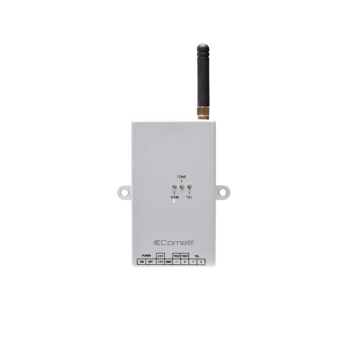 COMELIT - Combinatore GSM emulatore linea PSTN, attivazione trigger +/-, 12-24VDC, 95x75x25mm