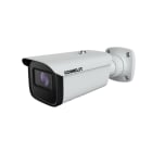 COMELIT - Serie Next - Telecamera IP bullet 8MP, ottica fissa 2.8mm, LED IR 50m, funzioni analisi video, slot SD, alluminio IP67, 12V e PoE, ONVIF