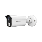 COMELIT - Serie Smart - Telecamera IP bullet 5MP, ottica fissa 3.6mm, IR 20m, contenitore alluminio IP66, alimentazione 12V e PoE, ONVIF