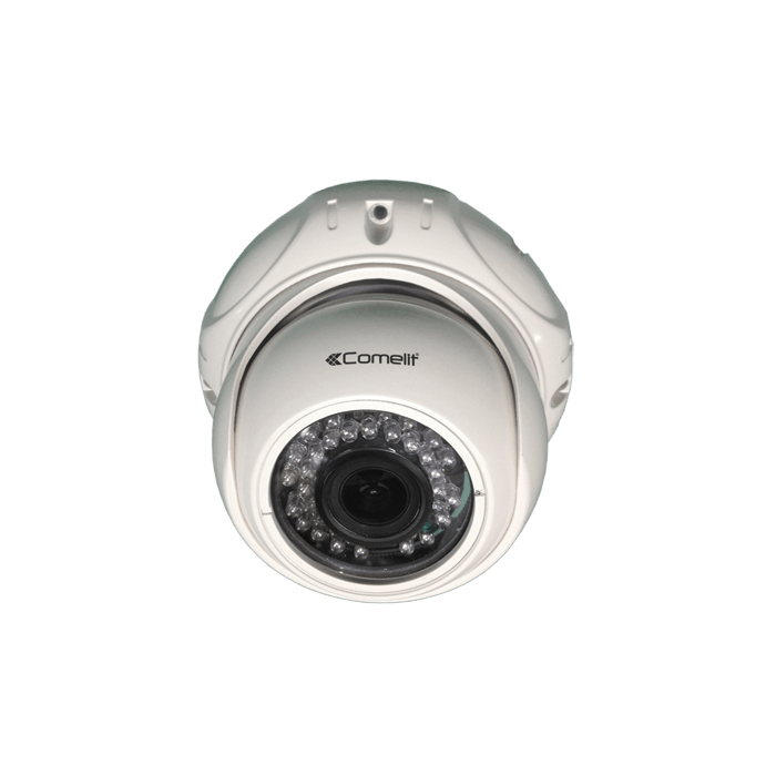 COMELIT - Telecamera IP minidome 4MP, ottica fissa 3.6mm, IR 30m, contenitore IP66, ONVIF 2.4